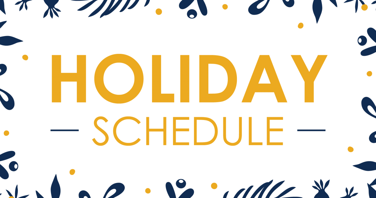 City of Riverside Holiday Hours